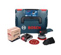 Bosch GEX 18V-125 Ponceuse excentrique sans fil + 1x 2,0 Ah + kit de ponçage + L-BOXX - sans chargeur