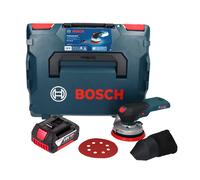 Bosch GEX 18V-125 Professional Ponceuse excentrique sans fil 18 V 125 mm Brushless + 1x batterie 4,0 Ah + L-BOXX - sans chargeur