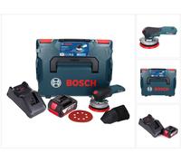 Bosch GEX 18V-125 Professional Ponceuse excentrique sans fil 18 V 125 mm Brushless + 1x batterie 4,0 Ah + chargeur + L-BOXX