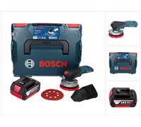 Bosch GEX 18V-125 Professional Ponceuse excentrique sans fil 18 V 125 mm Brushless + 1x batterie 5,0 Ah + L-BOXX - sans chargeur
