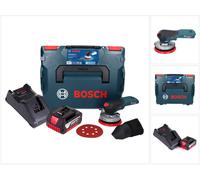 Bosch GEX 18V-125 Professional Ponceuse excentrique sans fil 18 V 125 mm Brushless + 1x batterie 5,0 Ah + chargeur + L-BOXX