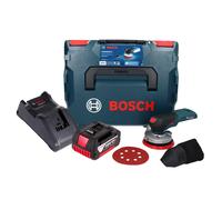 Bosch GEX 18V-125 Professional Ponceuse excentrique sans fil 18 V 125 mm Brushless + 1x batterie 5,0 Ah + chargeur + L-BOXX