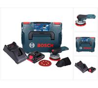 Bosch GEX 18V-125 Professional Ponceuse excentrique sans fil 18 V 125 mm Brushless + 1x batterie ProCORE 4,0 Ah + chargeur + L-BOXX