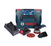 Bosch GEX 18V-125 Professional Ponceuse excentrique sans fil 18 V 125 mm Brushless + 1x batterie ProCORE 4,0 Ah + chargeur + L-BOXX