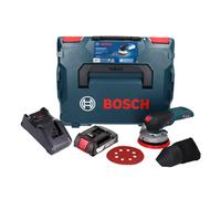Bosch GEX 18V-125 Professional Ponceuse excentrique sans fil 18 V 125 mm sans balais + 1x batterie 2,0 Ah + chargeur + L-BOXX