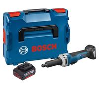 Bosch GGS 18V-23 PLC Professional Meuleuse droite sans fil 18 V Brushless + 1x batterie 4,0 Ah + L-Boxx - sans chargeur