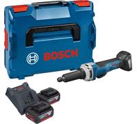 Bosch GGS 18V-23 PLC Professional Meuleuse droite sans fil 18 V Brushless + 2x batterie 4,0 Ah + chargeur + L-Boxx