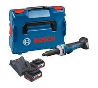 Bosch GGS 18V-23 PLC Professional Meuleuse droite sans fil 18 V Brushless + 2x batterie 5,0 Ah + chargeur + L-Boxx