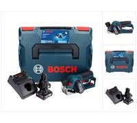 Bosch GHO 12V-20 Professional Rabot sans fil 12 V Brushless + 2x batterie 6,0 Ah + chargeur + L-Boxx