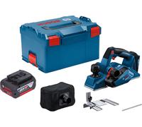 Bosch GHO 18V-26 Professional Rabot sans fil 18 V 2,6 mm Brushless + 1x batterie 4,0 Ah + L-Boxx - sans chargeur