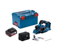 Bosch GHO 18V-26 Professional Rabot sans fil 18 V 2,6 mm Brushless + 1x batterie 5,0 Ah + L-Boxx - sans chargeur