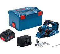Bosch GHO 18V-26 Professional Rabot sans fil 18 V 2,6 mm Brushless + 1x batterie ProCORE 8,0 Ah + L-Boxx - sans chargeur