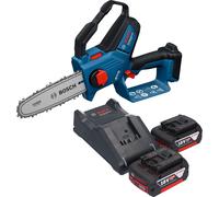 Bosch GKE 18V-20 Professional Scie à élaguer sans fil 18 V 18 cm + 2x batterie 5,0 Ah + chargeur
