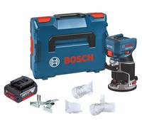 Bosch GKF 18V-8 Professional Affleureuse sans fil 18 V 8,0 mm Brushless + 1x batterie 4,0 Ah + L-Boxx - sans chargeur