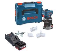 Bosch GKF 18V-8 Professional Affleureuse sans fil 18 V 8,0 mm Brushless + 1x batterie 5,0 Ah + chargeur + L-Boxx
