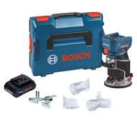 Bosch GKF 18V-8 Professional Affleureuse sans fil 18 V 8,0 mm Brushless + 1x batterie ProCORE 4,0 Ah + L-Boxx - sans chargeur