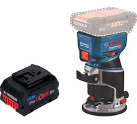 Bosch GKF 18V-8 Professional Affleureuse sans fil 18 V 8,0 mm Brushless + 1x batterie ProCORE 5,5 Ah - sans chargeur