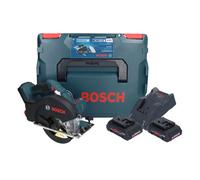 Bosch GKM 18V-50 Professional Scie circulaire portative métal sans fil 18 V 136 mm Brushless + 2x batterie ProCORE 4,0 Ah + chargeur + L-Boxx