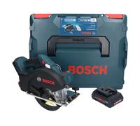 Bosch GKM 18V-50 Professional Scie circulaire portative sans fil métal 18 V 136 mm Brushless + 1x batterie ProCORE 4,0 Ah + L-Boxx - sans chargeur