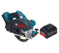 Bosch GKM 18V-50 Professional Scie circulaire portative sans fil pour le métal 18 V 136 mm Brushless + 1x batterie ProCORE 5,5 Ah - sans chargeur