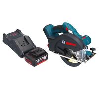 Bosch GKM 18V-50 Professional Scie circulaire portative sans fil pour le métal 18 V 136 mm Brushless + 1x batterie 5,0 Ah + chargeur
