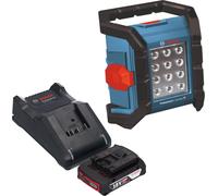 Bosch GLI 18V-1200 C Professional Projecteur de chantier sans fil 18 V 1200 lm + 1x batterie 2,0 Ah + chargeur