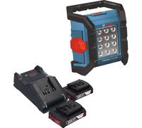 Bosch GLI 18V-1200 C Professional Projecteur de chantier sans fil 18 V 1200 lm + 2x batterie 2,0 Ah + chargeur