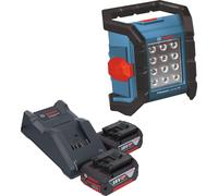 Bosch GLI 18V-1200 C Professional Projecteur de chantier sans fil 18 V 1200 lm + 2x batterie 4,0 Ah + chargeur
