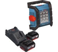 Bosch GLI 18V-1200 C Professional Projecteur de chantier sans fil 18 V 1200 lm + 2x batterie 5,0 Ah + chargeur