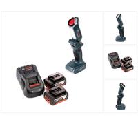Bosch GLI 18V-300 Lampe LED sans fil 18V 300lm + 2x 5,0 Ah batterie + chargeur