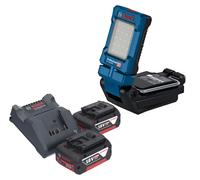 Bosch GLI 18V-800 Professional Lampe sans fil 18 V 800 lm + 2x batterie 5,0 Ah + chargeur