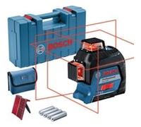 Bosch Professional Niveau laser GLL 3-80 – laser rouge, portée jusqu’à 30 m, 4 piles AA, coffret