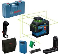 Bosch Laser lignes 3 plans GLL 80-33 G Professional + Batterie BA 3.7V/3.0 Ah XL