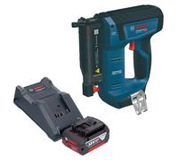 Bosch GNH 18V-35 : Cloueur sans fil pour bois, 18 V, 0,6 x 15 - 35 mm, moteur sans balais + 1 batterie 4,0 Ah + chargeur