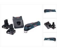 Bosch GOP 12V-28 Professional Découpeur-ponceur sans fil Starlock Brushless + 2x Batteries 6,0 Ah + Chargeur