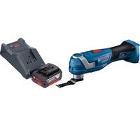 Bosch GOP 18V-34 Professional Cutter multifonctions sans fil 18 V Starlock Plus + 1x batterie 4,0 Ah + chargeur