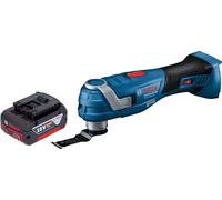 Bosch GOP 18V-34 Professional Cutter multifonctions sans fil 18 V Starlock Plus + 1x batterie 4,0 Ah - sans chargeur