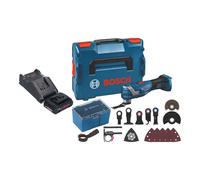 Bosch GOP 18V-34 Professional Cutter multifonctions sans fil 18 V Starlock Plus + 1x batterie ProCore 4,0 Ah + chargeur + 17 pces. d'accessoires + L-Boxx