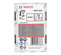 Bosch Goupille à tête fraisée Bosch SK50 45G 1,2 mm 45 mm galvanisée Quantité:5000