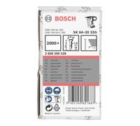 Bosch Goupille à tête fraisée Bosch SK64 20G 20G 32 mm galvanisée Quantité:2000
