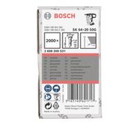 Bosch Goupille à tête fraisée Bosch SK64 20G 20G 50 mm galvanisée Quantité:2000