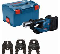 Bosch PRO Sertisseuse sans-fil GPT 18V-19 | Sertisseuse 18V compacte et rapide avec pression de sertissage de 19 kN GPT 18V-19, Kit SV (SV15/SV22/SV28), L-B