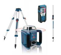 Bosch GRL 400 H Laser rotatif + récepteur LR 1 dans coffret + mire de chantier GR 240 + trépied BT 170 HD
