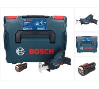 Bosch GSA 12V-14 Li-Ion Professional Scie sabre sans fil avec boîtier L-Boxx + 1 x Batterie GBA 12 V 3,0 Ah - sans Chargeur