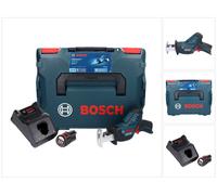 Bosch GSA 12V-14 Li-Ion Professional Scie sabre sans fil avec boîtier L-Boxx + 1x Batterie GBA 12 V 3,0 Ah + Chargeur GAL 1230