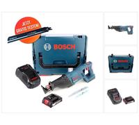 Bosch GSA 18 V-LI Professional 18 V Scie sabre sans fil avec boîtier L-Boxx + 1x Batterie 2,0 Ah + Chargeur AL 1820 CV