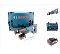 Bosch GSA 18 V-LI Professional 18 V Scie sabre sans fil avec boîtier L-Boxx + 1x Batterie GBA 5,0 Ah Li-lon - sans Chargeur