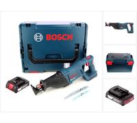 Bosch GSA 18 V-LI Scie sabre sans fil 18V + 1x Batterie 2,0Ah + Coffret L-Boxx - sans chargeur