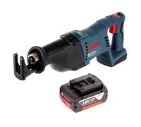 Bosch GSA 18 V-Li Scie sabre sans fil 18V + 1x batterie 4,0Ah - sans chargeur, sans coffret