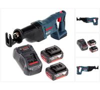 Bosch GSA 18 V-Li Scie sabre sans fil 18V + 2x batterie 4,0Ah + chargeur
